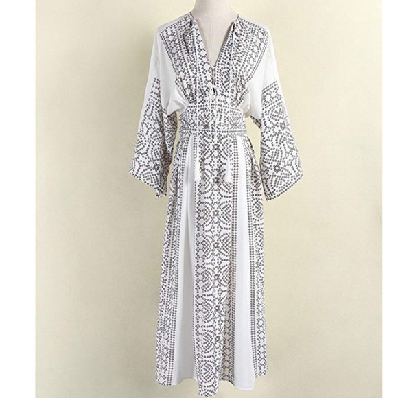 2X HP New Sizes! Enchanted Modern Kimono Dress - Picture 5 of 8